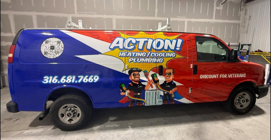 Fleet van wrap by Wichita Wrap Co