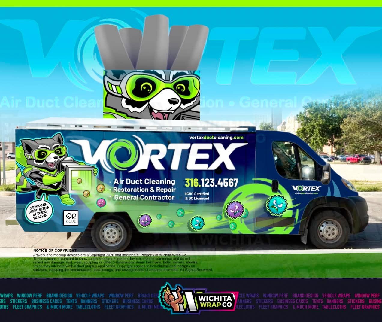 Full van wrap by Wichita Wrap Co